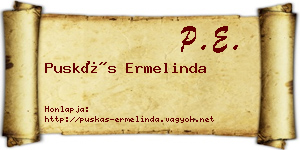 Puskás Ermelinda névjegykártya